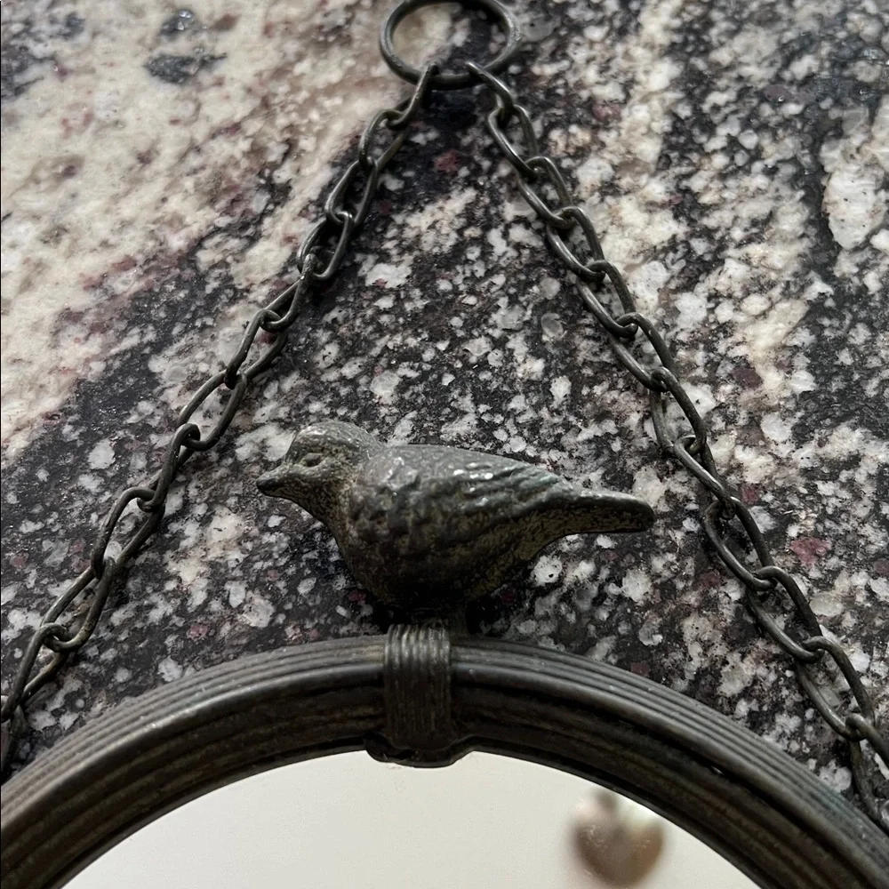 Accent Mirror with Bird